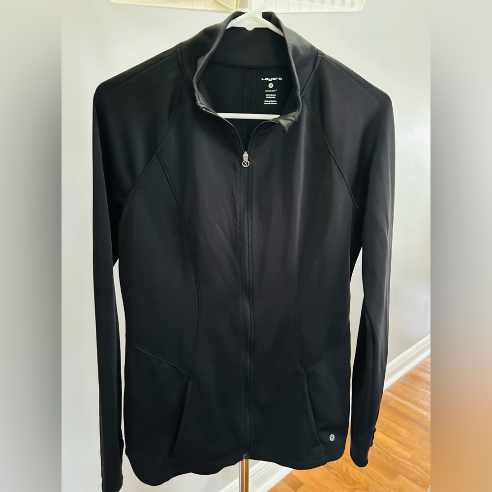 Layer 8 Black Performance Women’s Zip up Jacket
